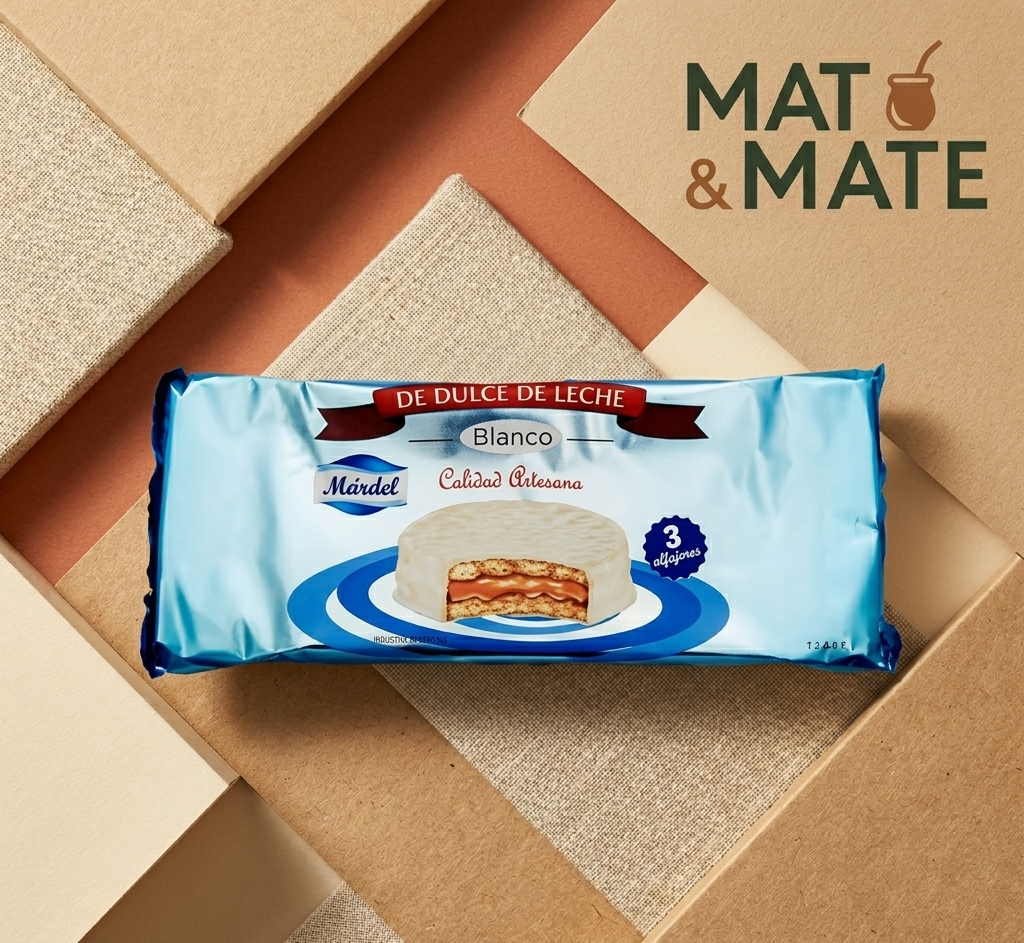 Alfajor Mardel Chocolate Blanco (3 U.)