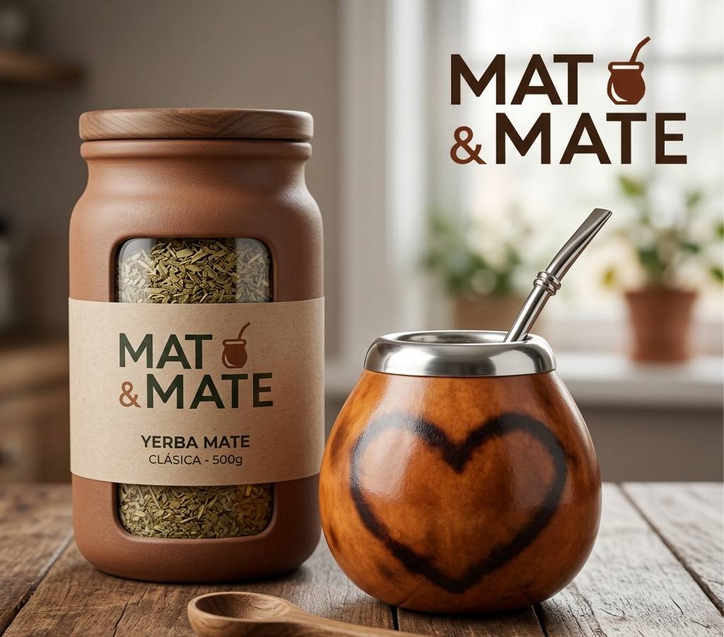 Mate Calabaza Corazón