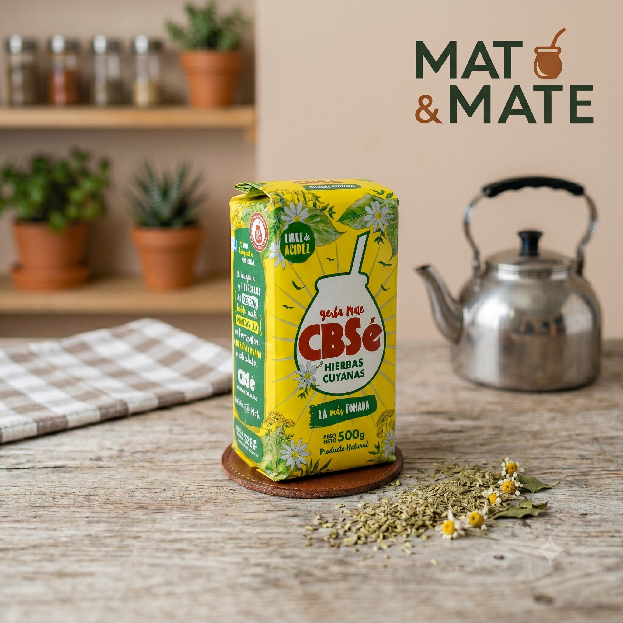 Yerba Mate CBSé Hierbas Cuyanas 500 gr
