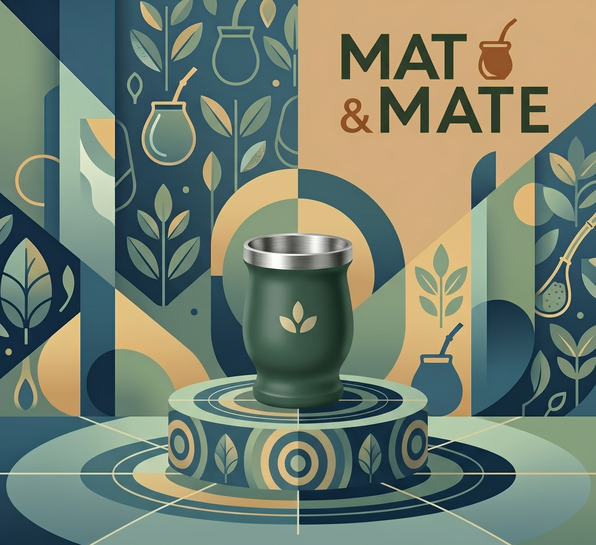 Mate de Acero Inoxidable Grønn